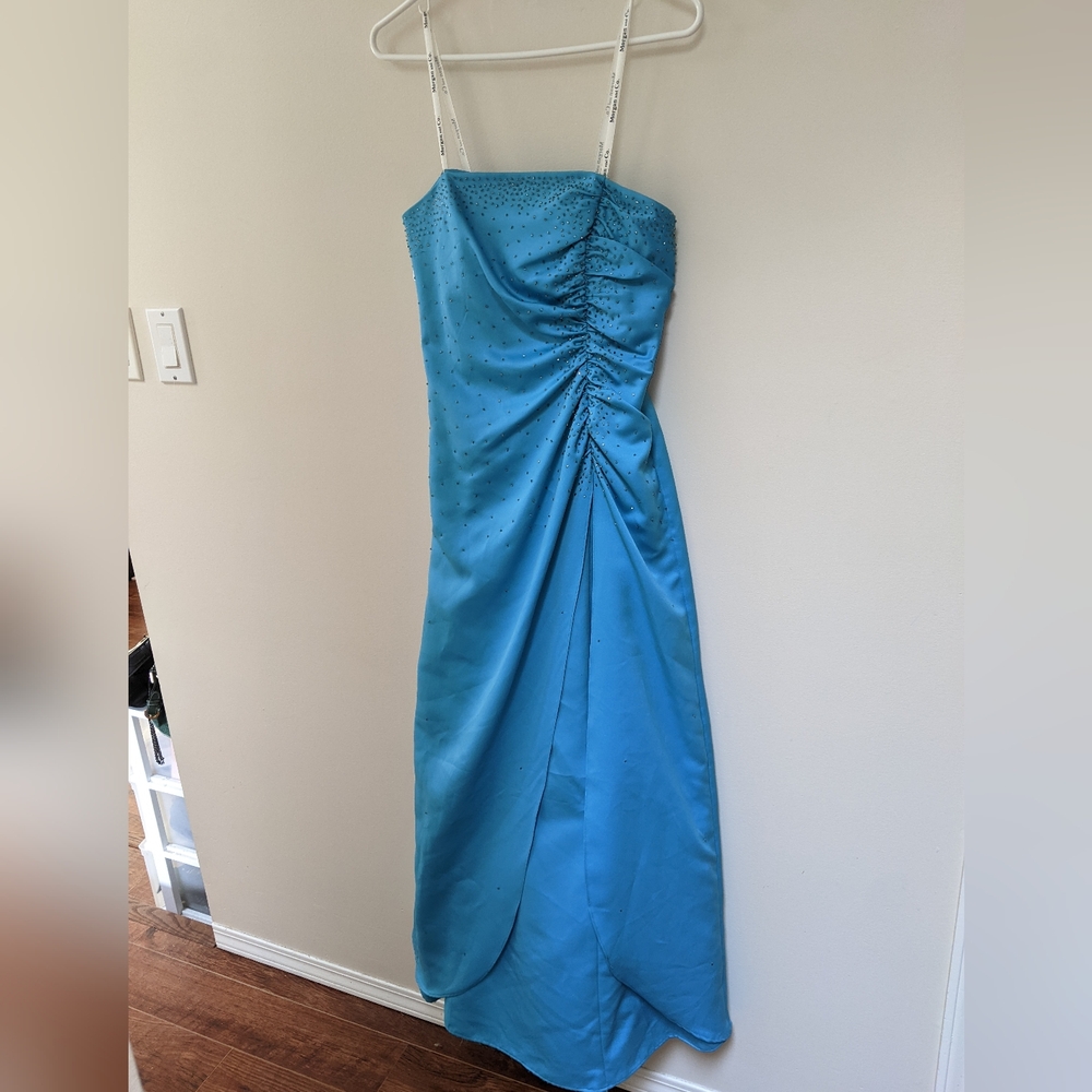 Y2K beaded prom dress